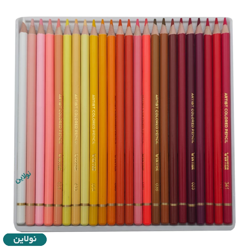 قیمت و خرید مداد رنگی 72 رنگ وینتر جعبه مقوایی کد cp-1172 winter | نولاین