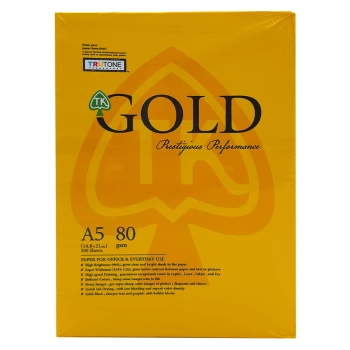 کاغذ A5 کپی مکس گلد بسته 500 عددی 80 گرم Gold | نولاین
