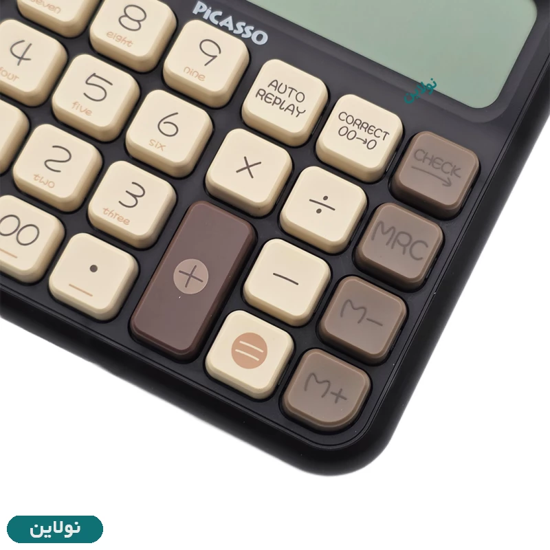 قیمت و خرید ماشین حساب رومیزی 12 رقمی پیکاسو مدل CL-114 | نولاین
