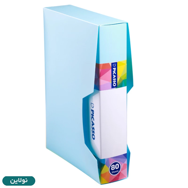 قیمت و خرید کلیربوک 80 برگ قابدار پیکاسو مدل پاستلی کد DB-181 | نولاین