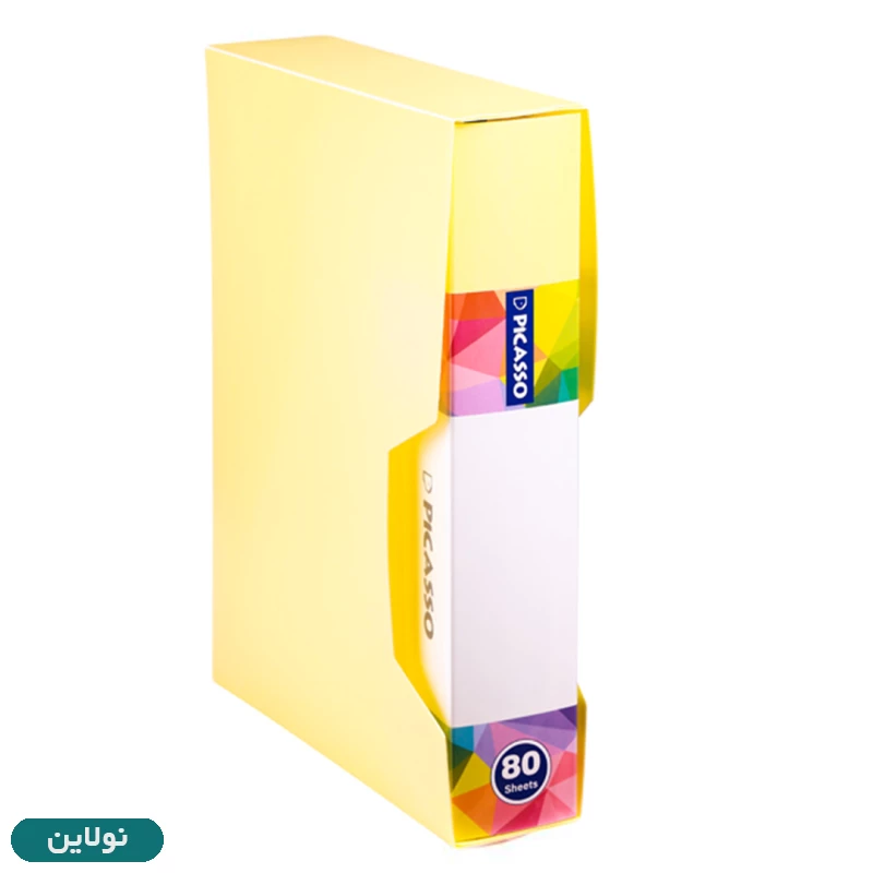 قیمت و خرید کلیربوک 80 برگ قابدار پیکاسو مدل پاستلی کد DB-181 | نولاین