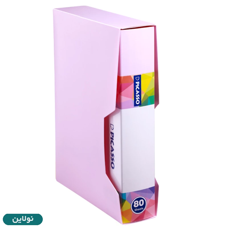 قیمت و خرید کلیربوک 80 برگ قابدار پیکاسو مدل پاستلی کد DB-181 | نولاین