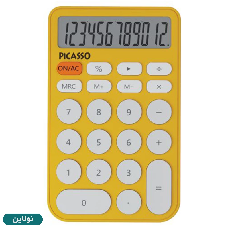 قیمت و خرید ماشین حساب رومیزی 12 رقمی پیکاسو مدل CL-107 | نولاین