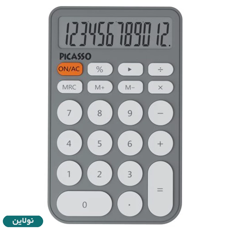 قیمت و خرید ماشین حساب رومیزی 12 رقمی پیکاسو مدل CL-107 | نولاین