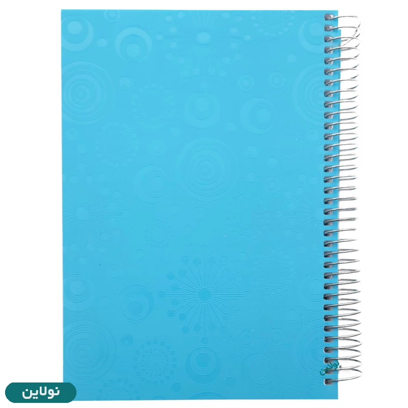 قیمت و خرید دفتر 200 برگ تک خط سیمی رنگی طرح برجسته کد FV200 | نولاین