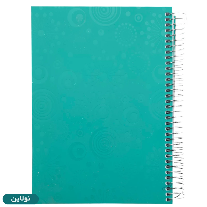 قیمت و خرید دفتر 200 برگ تک خط سیمی رنگی طرح برجسته کد FV200 | نولاین