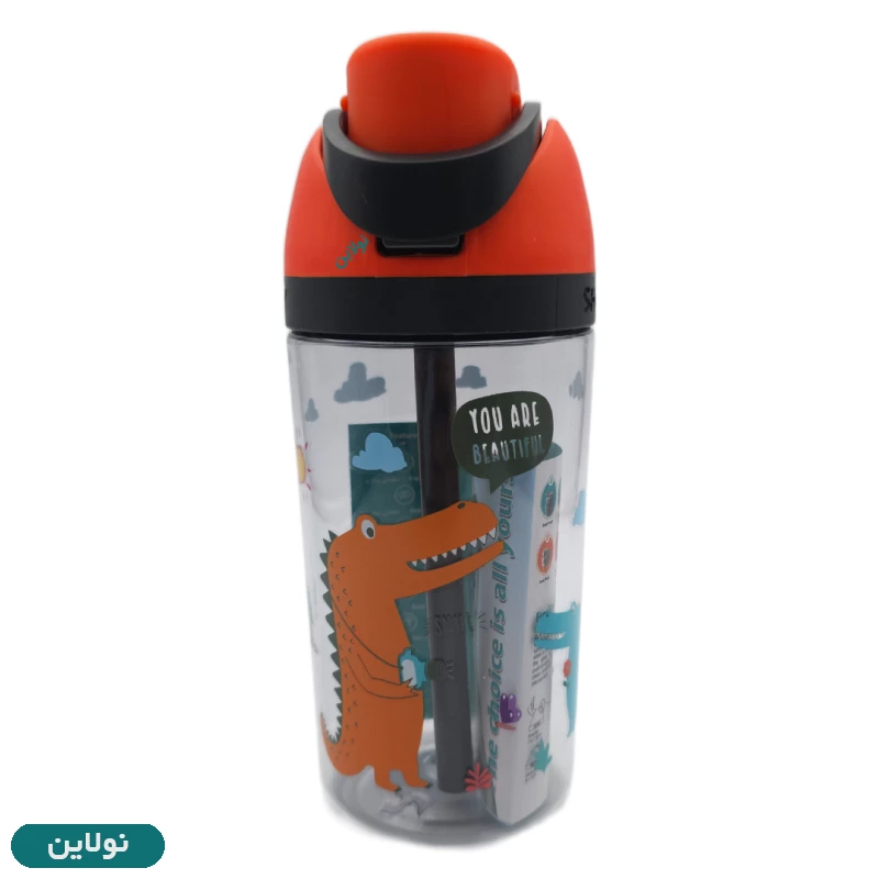 قیمت و خرید قمقمه 550 میلی لیتری طرح دایناسور فانتزی شوتای کد 6588 | نولاین