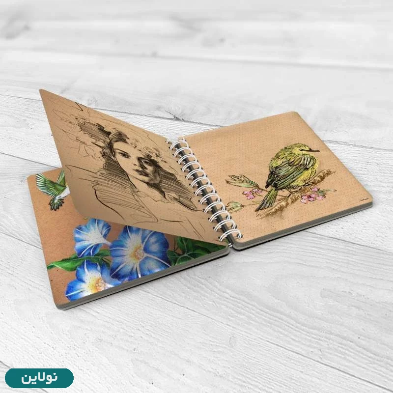 قیمت و خرید دفتر بولت ژورنال نقطه ای طرح کهکشانی کد 1522 مجموعه 3 عددی | نولاین
