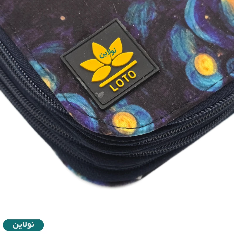 قیمت و خرید کیف مداد رنگی 72 رنگ چهار زیپ لت loto طرح 16 سری B کد KPB72 | نولاین