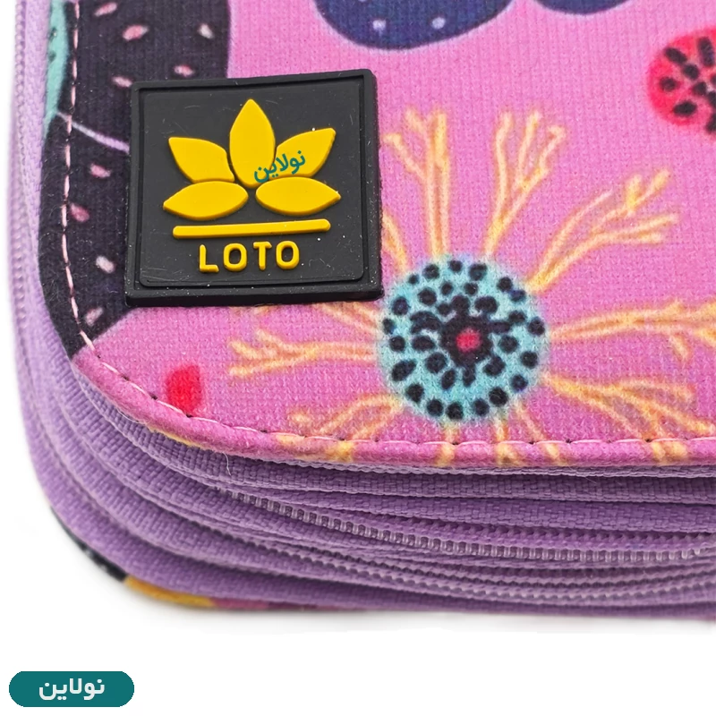 قیمت و خرید کیف مداد رنگی 72 رنگ چهار زیپ لت loto طرح 15 سری B کد KPB72 | نولاین