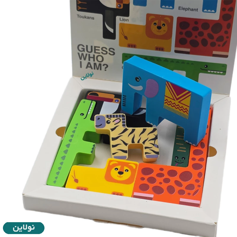 قیمت و خرید پاک کن فانتزی پازلی ماین سری حیوانات 7 تیکه مدل Mine Jigsaw Eraser کد ER-041 | نولاین