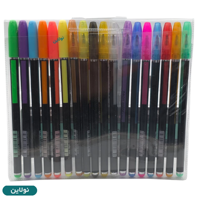 قیمت و خرید خودکار 18 رنگ Zuixua ضخامت 1 میلی متری مدل color pen کد HP6107-18 | نولاین