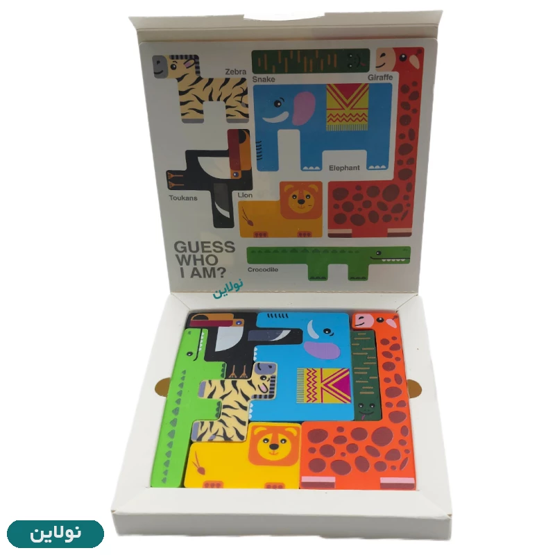 قیمت و خرید پاک کن فانتزی پازلی ماین سری حیوانات 7 تیکه مدل Mine Jigsaw Eraser کد ER-041 | نولاین
