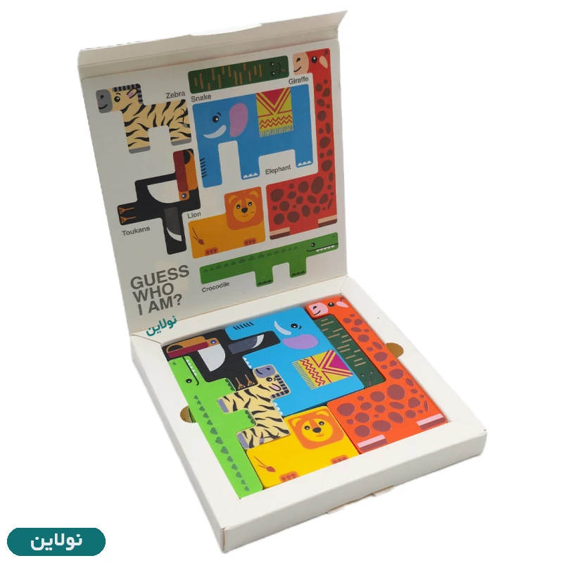 قیمت و خرید پاک کن فانتزی پازلی ماین سری حیوانات 7 تیکه مدل Mine Jigsaw Eraser کد ER-041 | نولاین