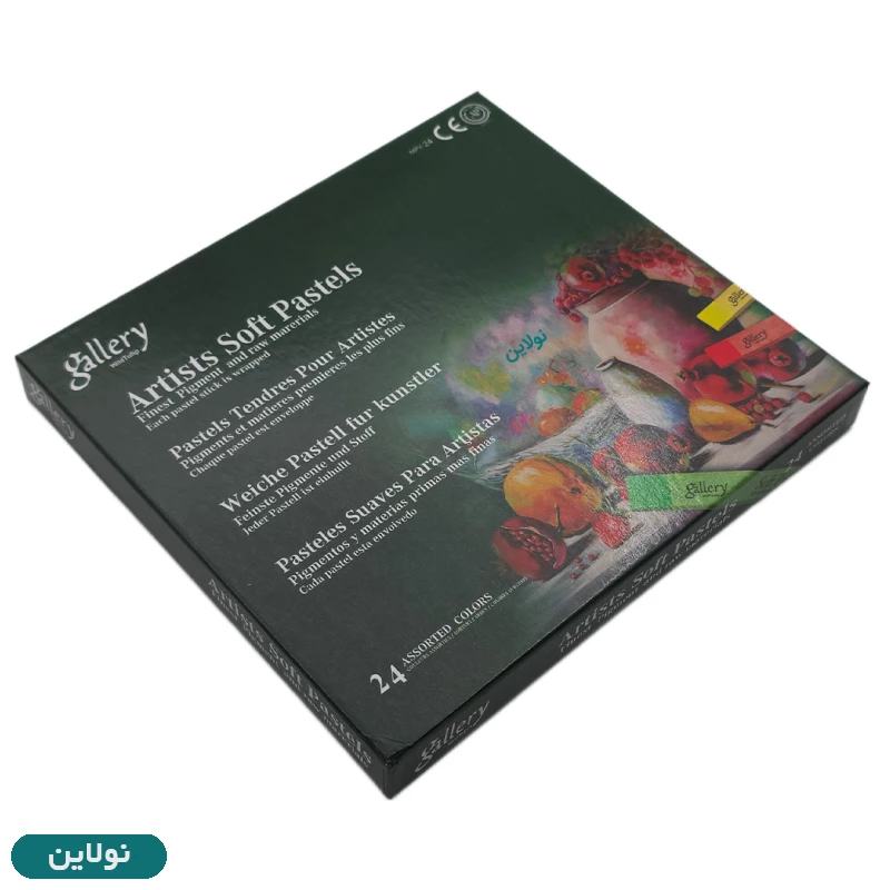 قیمت و خرید پاستل گچی 24 رنگ حرفه ای گالری Gallery کد MPV-24 | نولاین