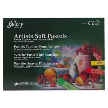 پاستل گچی 36 رنگ حرفه ای گالری Gallery کد MPV-36 | نولاین
