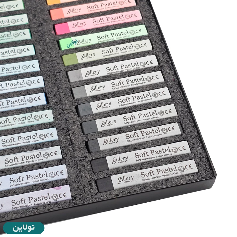 قیمت و خرید پاستل گچی 48 رنگ حرفه ای گالری Gallery کد MPV-48 | نولاین
