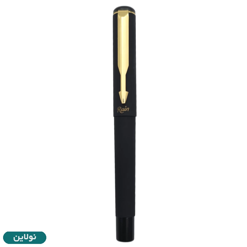 قیمت و خرید روان نویس گیره طلایی کوتاه رین Rain ضخامت 0.5 میلی متری کد R 302 | نولاین