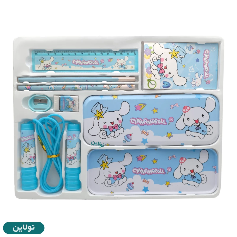 قیمت و خرید پک لوازم تحریر فانتزی طرح سینامورول Cinnamoroll کد 6008 | نولاین