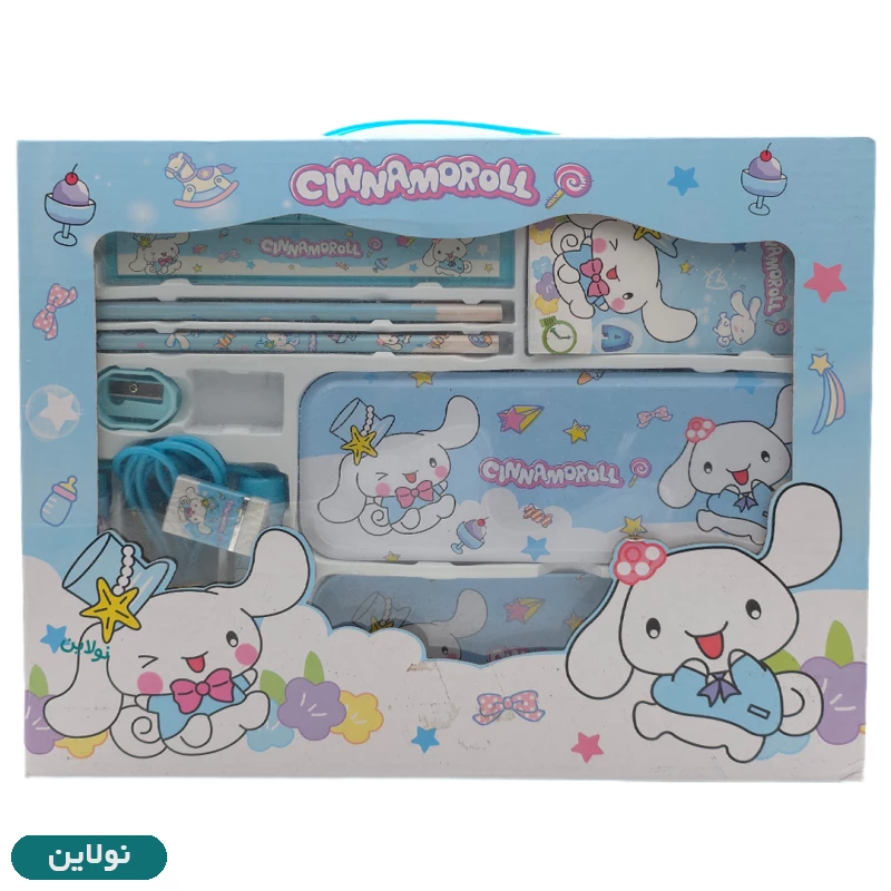 قیمت و خرید پک لوازم تحریر فانتزی طرح سینامورول Cinnamoroll کد 6008 | نولاین