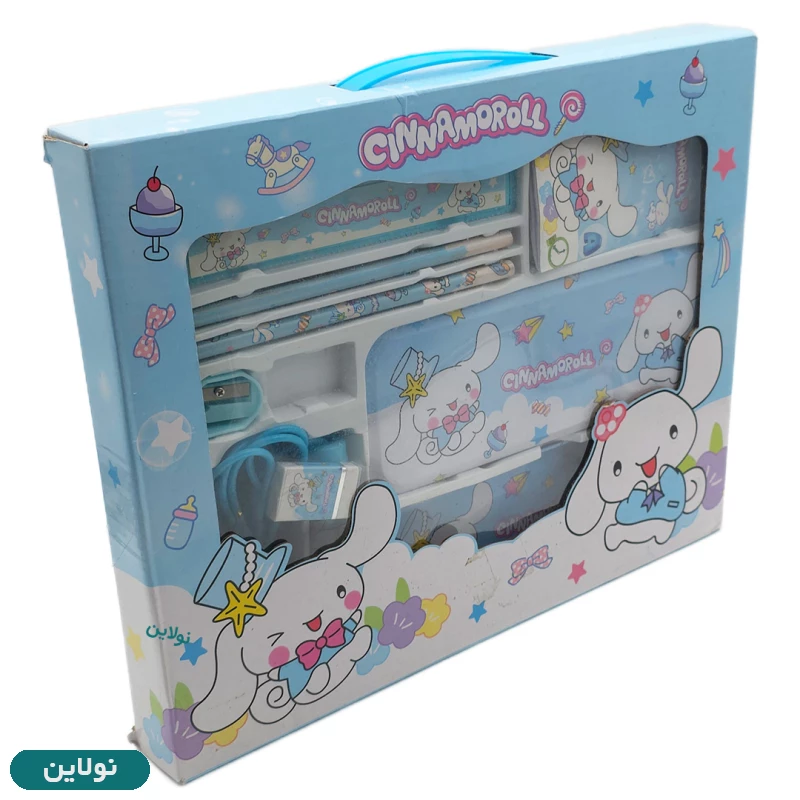 قیمت و خرید پک لوازم تحریر فانتزی طرح سینامورول Cinnamoroll کد 6008 | نولاین