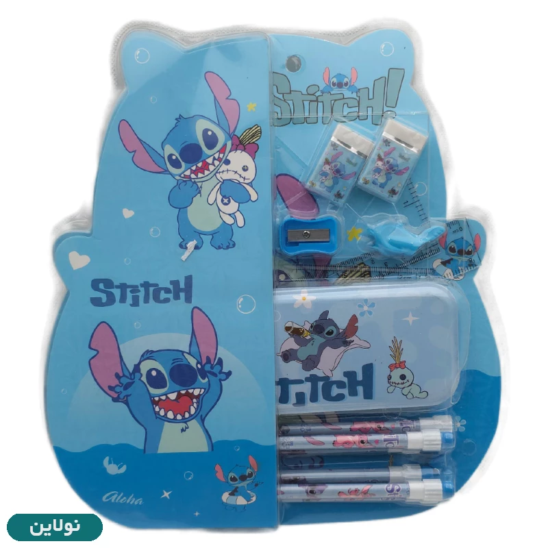 قیمت و خرید پک لوازم تحریر فانتزی طرح استیج Stitch کد 2521 | نولاین