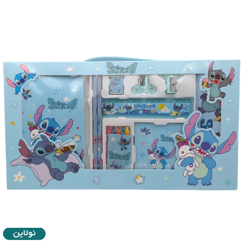 قیمت و خرید پک لوازم تحریر فانتزی طرح استیج Stitch کد RS 102 | نولاین