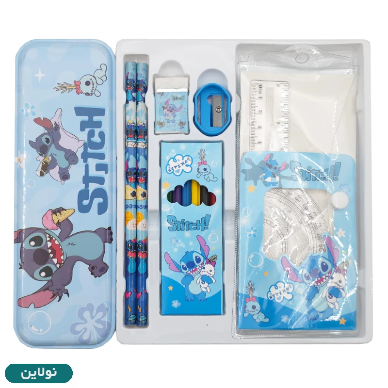 قیمت و خرید پک لوازم تحریر فانتزی طرح استیج Stitch کد YC 9938 | نولاین