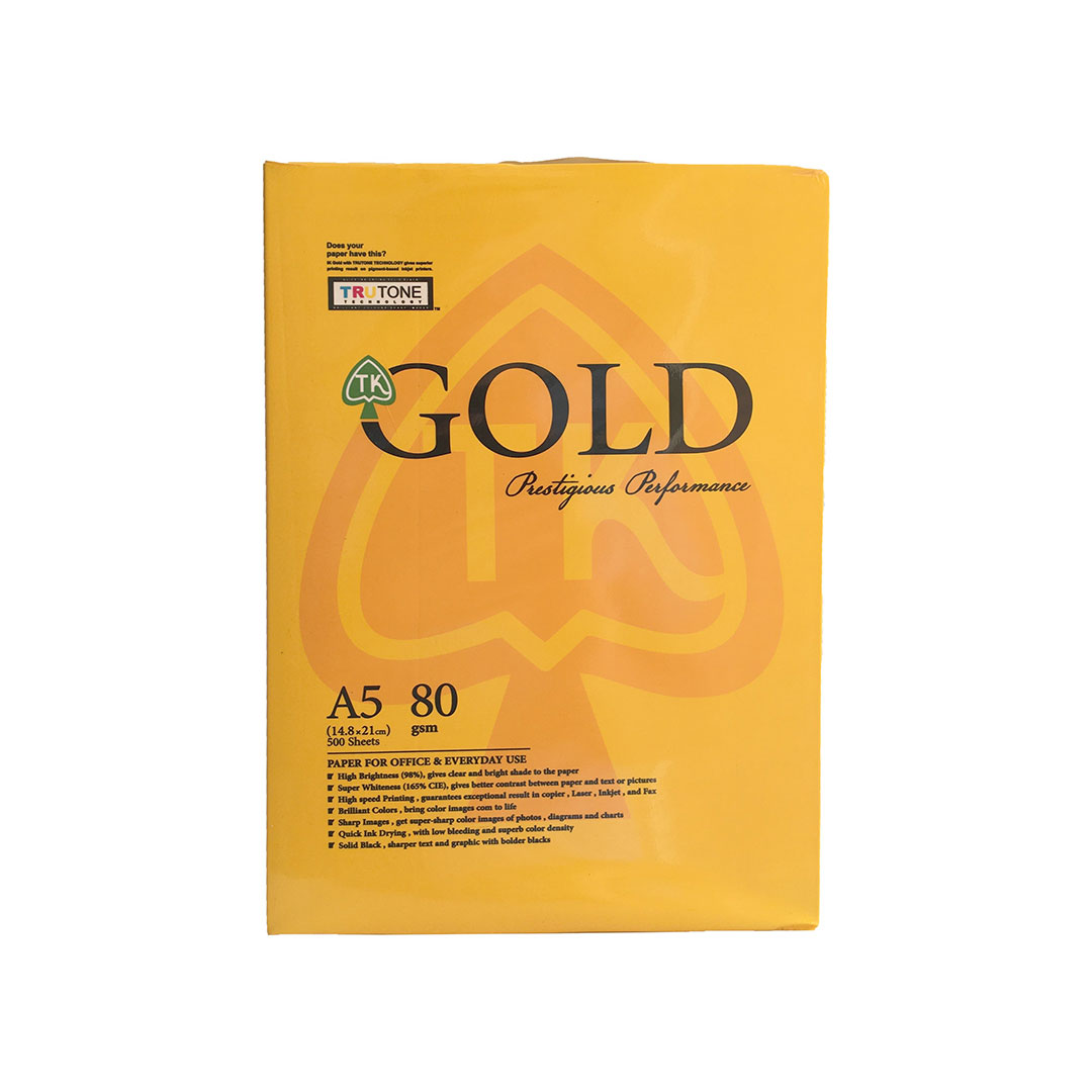 کاغذ A5 کپی مکس 500 عددی مدل Gold | نولاین