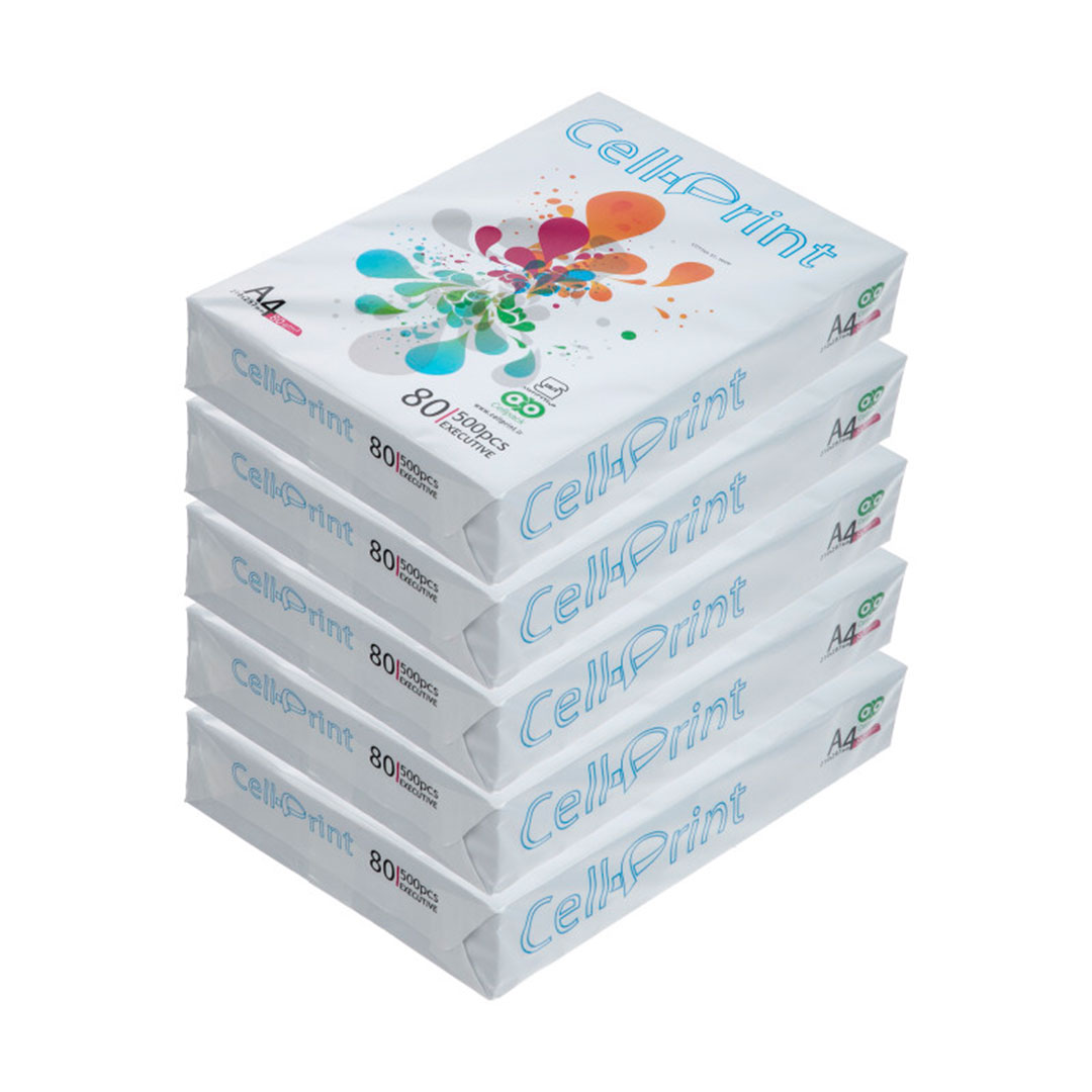 قیمت و خرید کاغذ A4 سل پرینت 80 گرم باکس 5 عددی | نولاین