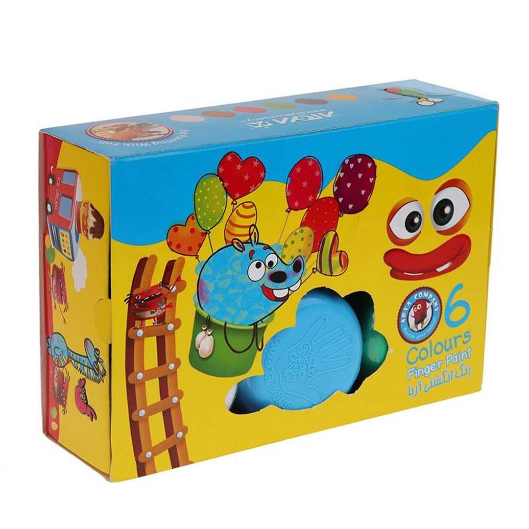 رنگ انگشتی 6 رنگ آریا کد 7003 | نولاین