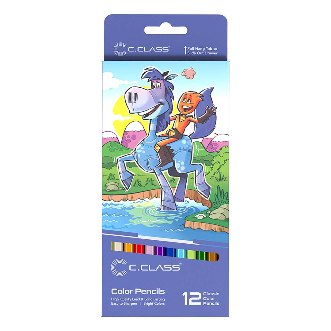 قیمت و خرید مداد رنگی 12 رنگ سی کلاس جعبه مقوایی | نولاین قیمت و خرید مداد رنگی 12 رنگ سی کلاس جعبه مقوایی | نولاین