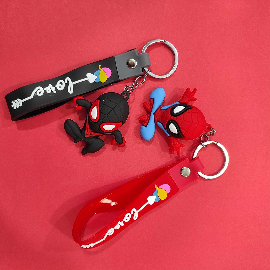 جاکلیدی فانتزی سیلیکونی طرح مرد عنکبوتی کد 0005 | نولاین