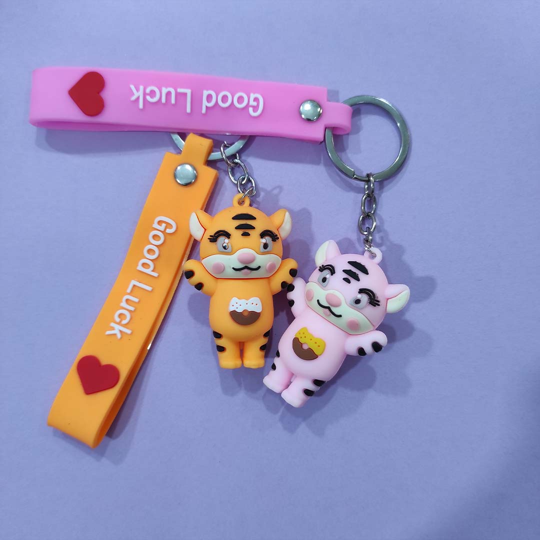 جاکلیدی فانتزی سیلیکونی طرح پلنگ کد 0004 | نولاین