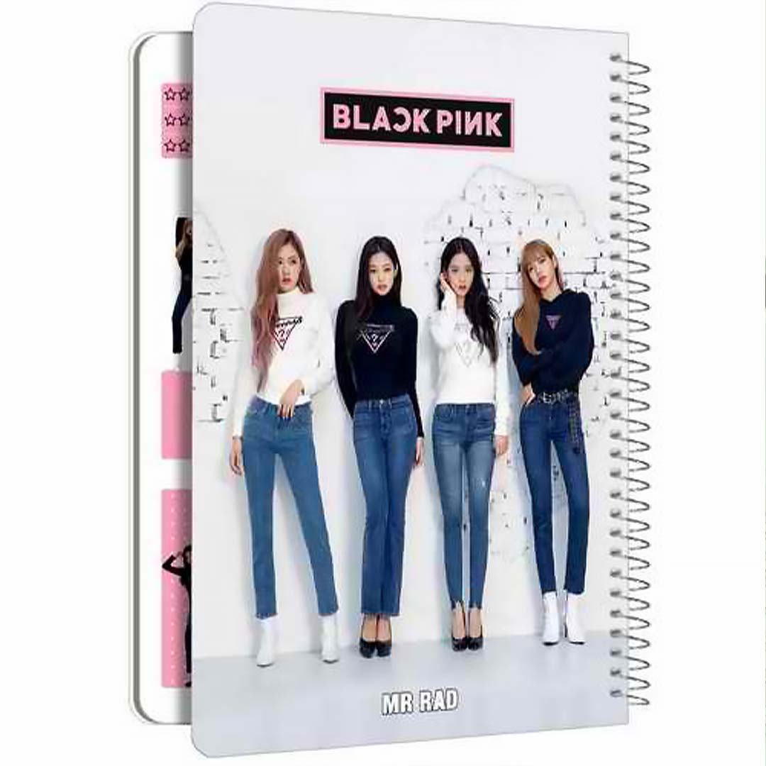 دفتر برنامه ریزی مدل پلنر روزانه مستر راد طرح بلک پینک blackpink کد 1588 | نولاین