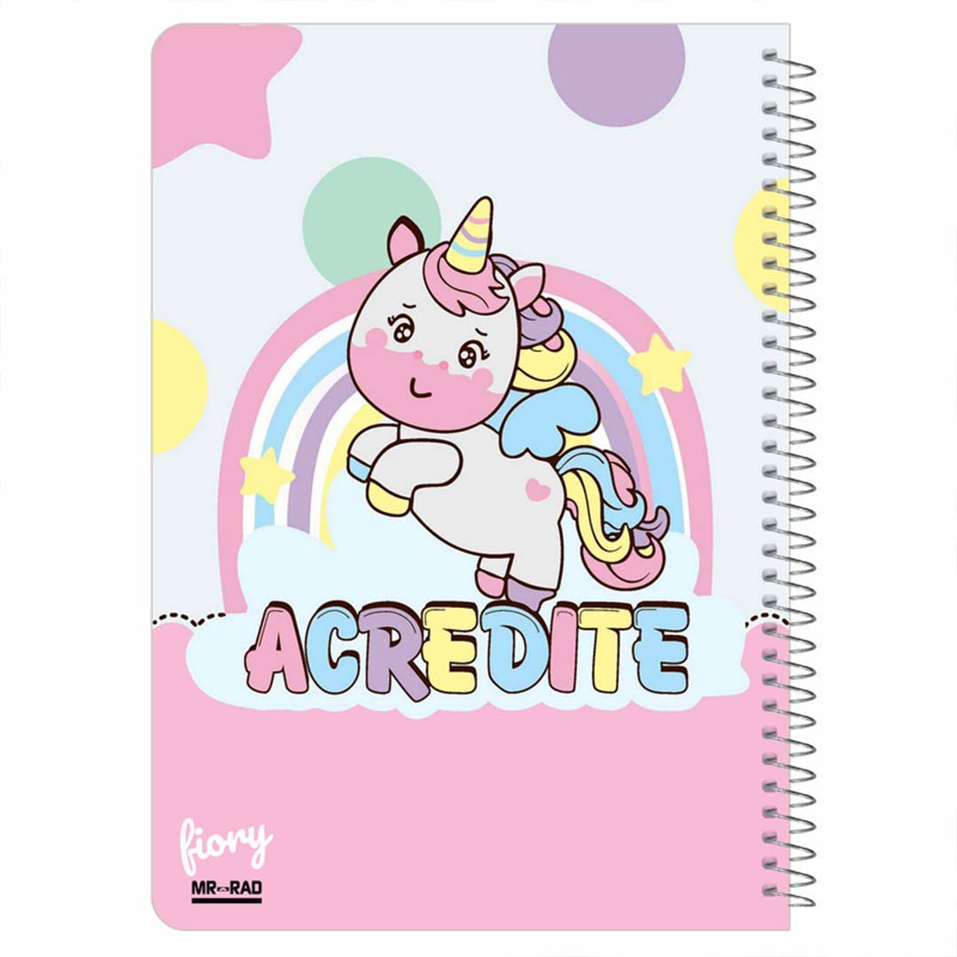 قیمت و خرید دفتر مشق تک خط 50 برگ مستر راد طرح یونیکورن (تک شاخ) کد 1722 | نولاین