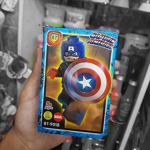 لگو آدمک مدل کاپیتان آمریکا BT کد 9018 | نولاین