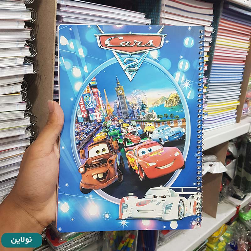 قیمت و خرید دفتر تک خط حاشیه دار 40 برگ سیمی طرح ماشین ها کد 004 | نولاین
