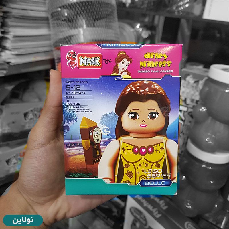 قیمت و خرید لگو آدمک دخترانه ماسک Mask مدل بل کد 74 | نولاین قیمت و خرید لگو آدمک دخترانه ماسک Mask مدل بل کد 74 | نولاین