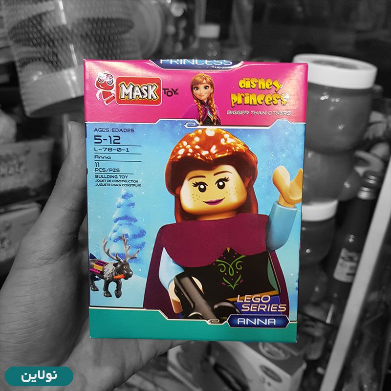 قیمت و خرید لگو آدمک دخترانه ماسک Mask مدل آنا کد 76 | نولاین قیمت و خرید لگو آدمک دخترانه ماسک Mask مدل آنا کد 76 | نولاین