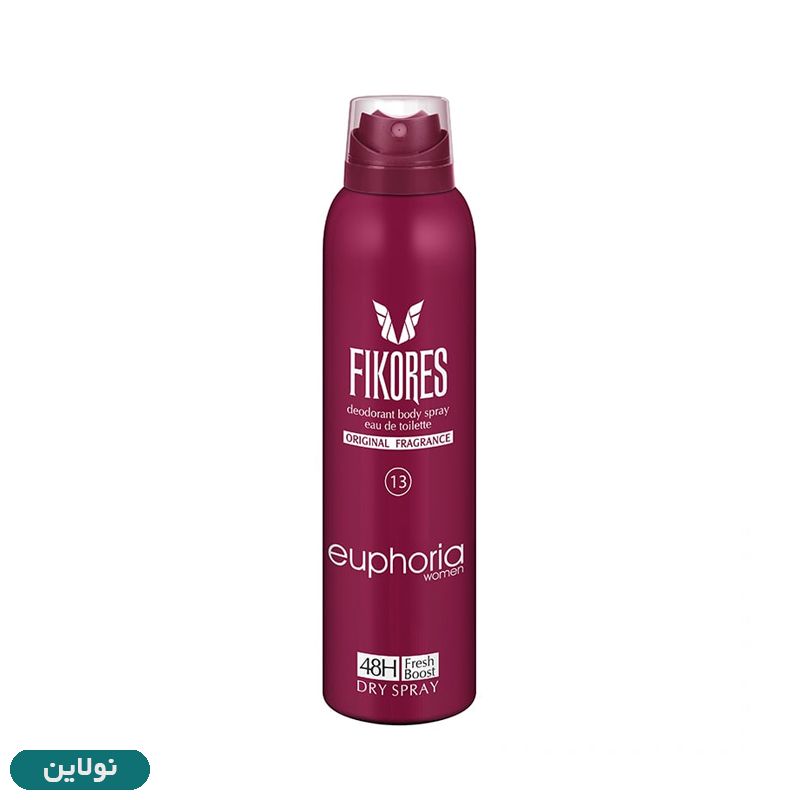 قیمت و خرید اسپری خوشبوکننده بدن فیکورس مدل EUPHORIA حجم 200 میلی لیتر | نولاین