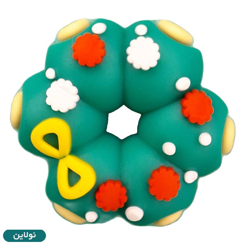 قیمت و خرید سرمدادی سیلیکونی فانتزی طرح شش پر کریسمس کد 022 | نولاین