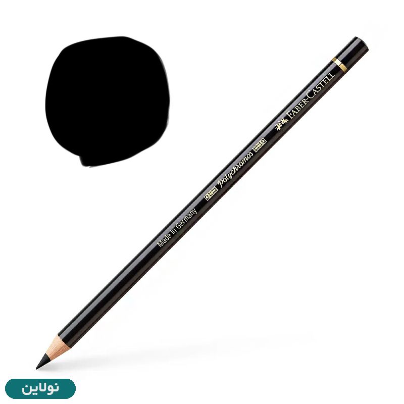 قیمت و خرید مداد رنگی فابر کاستل مدل پلی کروم polychromos تکی کد رنگ A199 black | نولاین