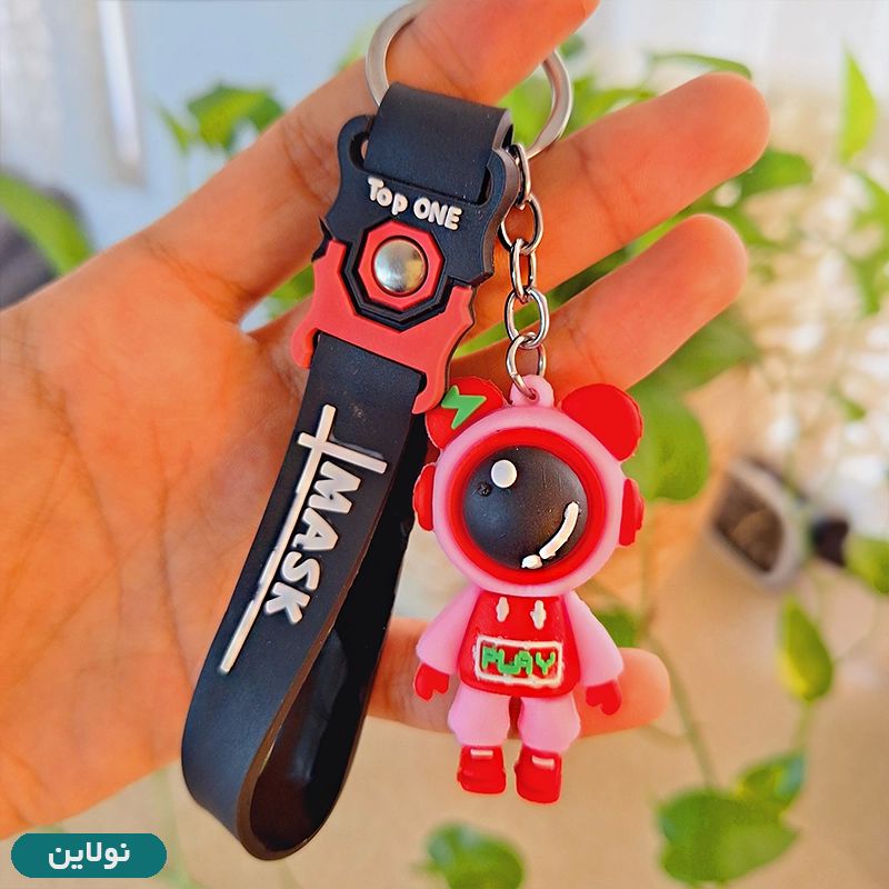 قیمت و خرید جاکلیدی فانتزی سیلیکونی طرح فظانورد کد 0013 | نولاین