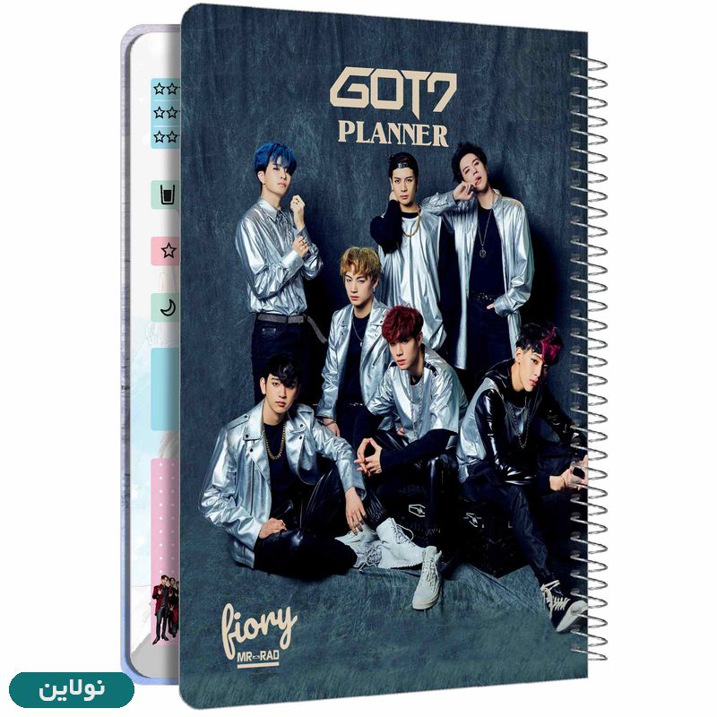 قیمت و خرید دفتر برنامه ریزی مدل پلنر روزانه مستر راد طرح بی تی اس bts گات سون کد 1596 | نولاین