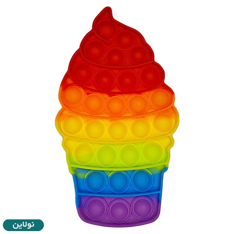 قیمت و خرید پاپت اسباب بازی رنگین کمونی طرح بستنی | نولاین