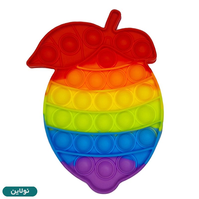 قیمت و خرید پاپت اسباب بازی رنگین کمونی طرح میوه | نولاین
