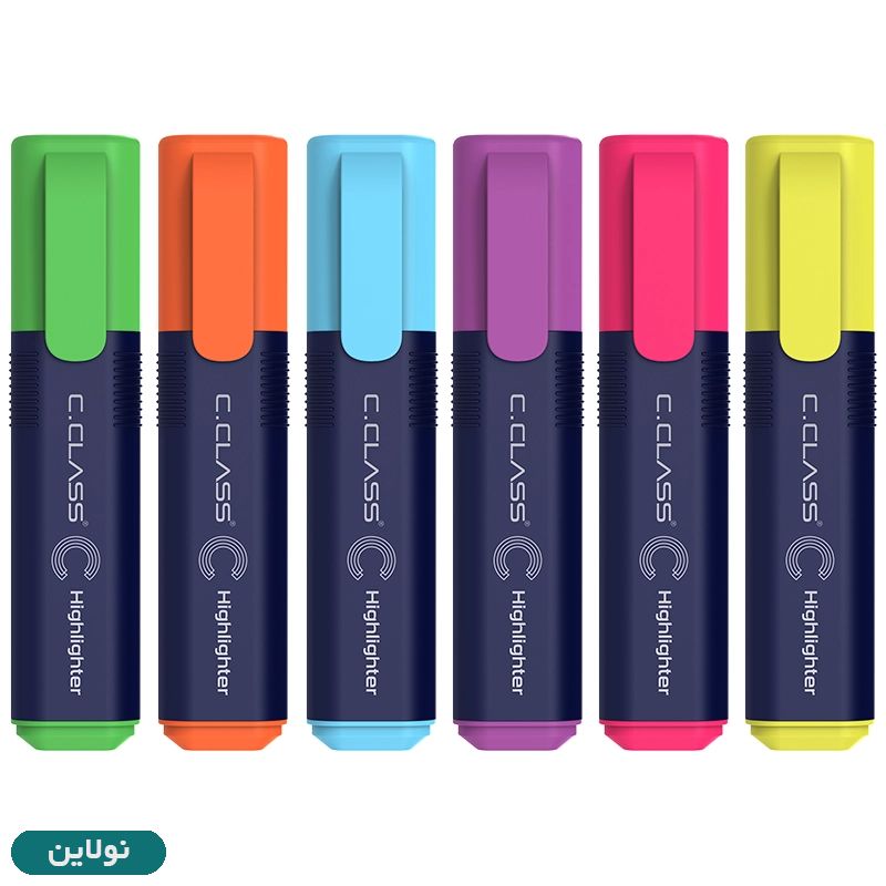 قیمت و خرید ماژیک هایلایتر سی کلاس رنگ نئونی کد 9512 | نولاین