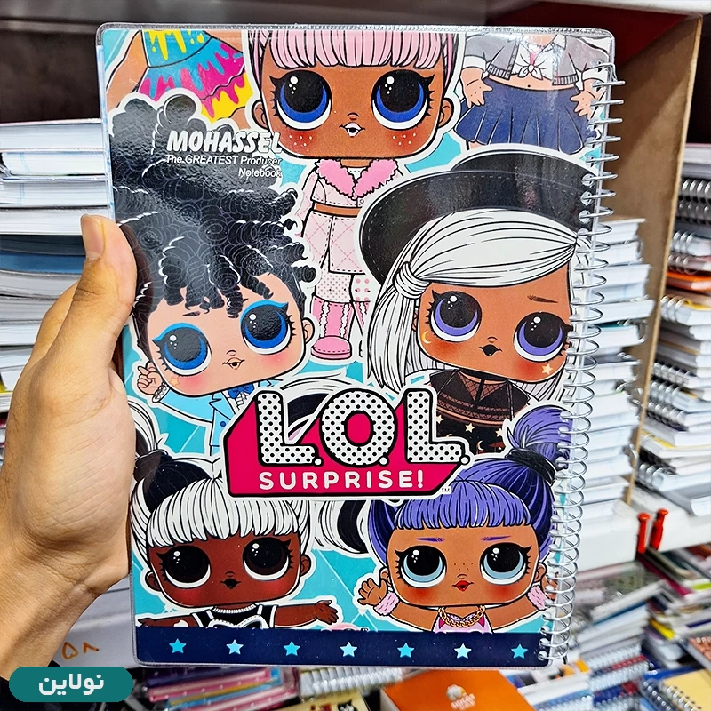 قیمت و خرید دفتر مشق تک خط حاشیه دار 100 برگ سیمی طرح لول محصل | نولاین