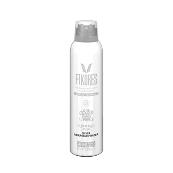 اسپری خوشبوکننده بدن فیکورس مدل SILVER MOUNTAIN WATERحجم 200 میلی لیتر | نولاین